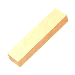 木彫材料 4×0.8×0.5寸 桧 仏足