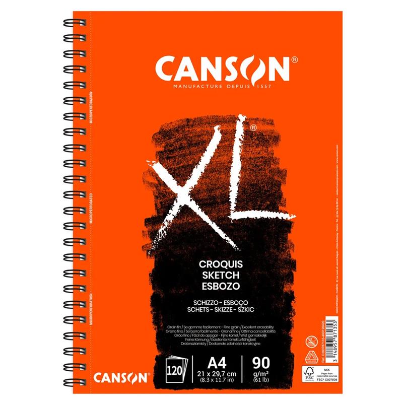 CANSON キャンソン XL クロッキー A4 長辺とじ | ゆめ画材