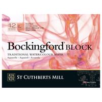 英国生まれの美しい水彩紙 ボッキングフォード 300g/m2 極細 ブロック 360×260mm