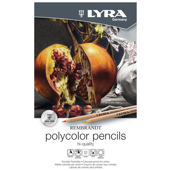 Lyra リラ レンブラント ポリカラー12色セット (メタルボックス) L2001120