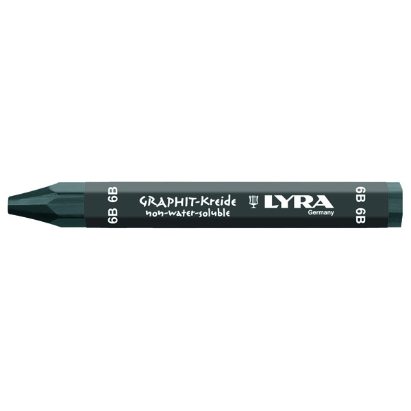 Lyra リラ グラファイト クレヨン 6B (12本セット) L5620106