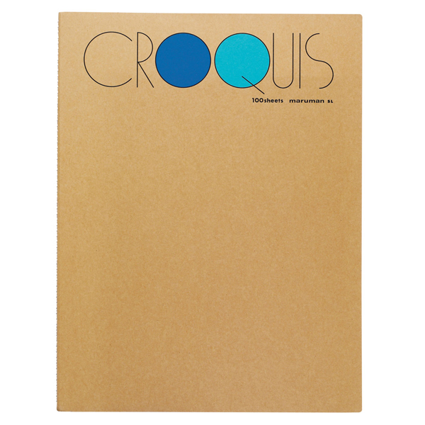マルマン CROQUIS BOOK クロッキーブック SL-02 ブルー 356×268 5冊パック