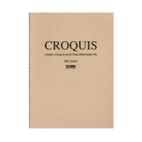CROQUIS クロッキーブック クリーム A4 （10冊入)