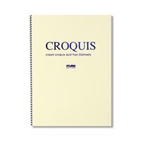 CROQUIS クロッキーブック クリーム B3サイズ 5冊パック