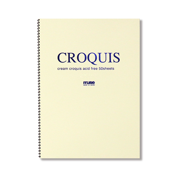 CROQUIS クロッキーブック クリーム B5 | ゆめ画材