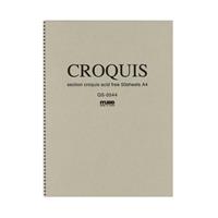 CROQUIS クロッキーブック 10mm方眼ホワイト B4 （5冊入）