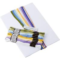 オリムパス製絲 オノエ・メグミ 刺繍キット フラワーシンフォニー ビオラ＆チェアー
