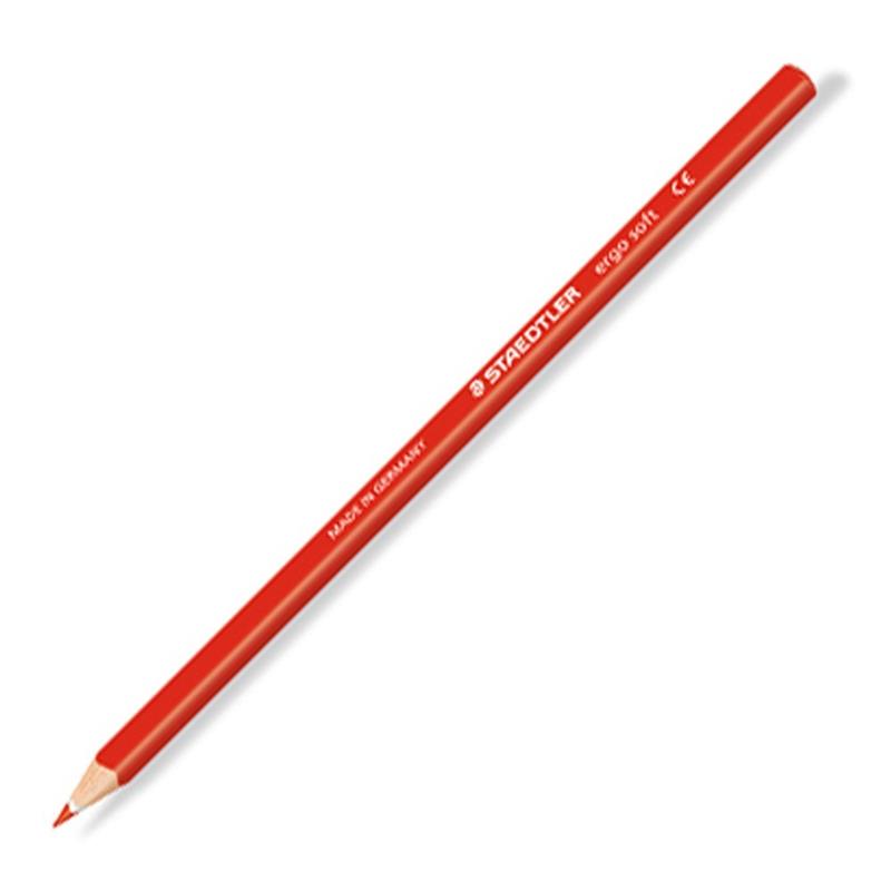 STAEDTLER ステッドラー エルゴソフト 色鉛筆 ※レッド