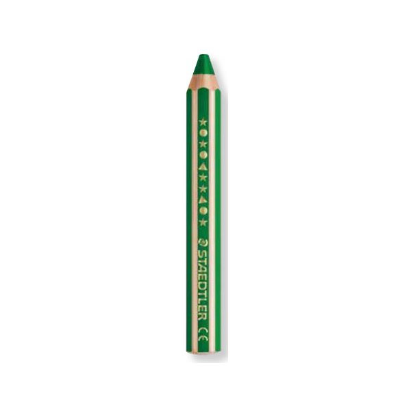 【6本パック】 STAEDTLER ステッドラー ノリス ジュニア色鉛筆 みどり