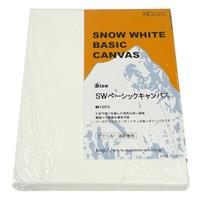 スノーホワイトベーシックキャンバス 包み張りキャンバス F4 (333×242mm)