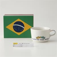 小倉陶器 フラッグカフェ マグカップ (ポストカード付) ブラジル