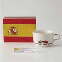 小倉陶器 フラッグカフェ マグカップ (ポストカード付) スペイン