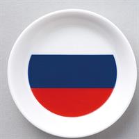 小倉陶器 フラッグカフェ プチプレート ロシア 【取扱い中止】