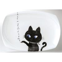 小倉陶器 BLACK CAT プレート