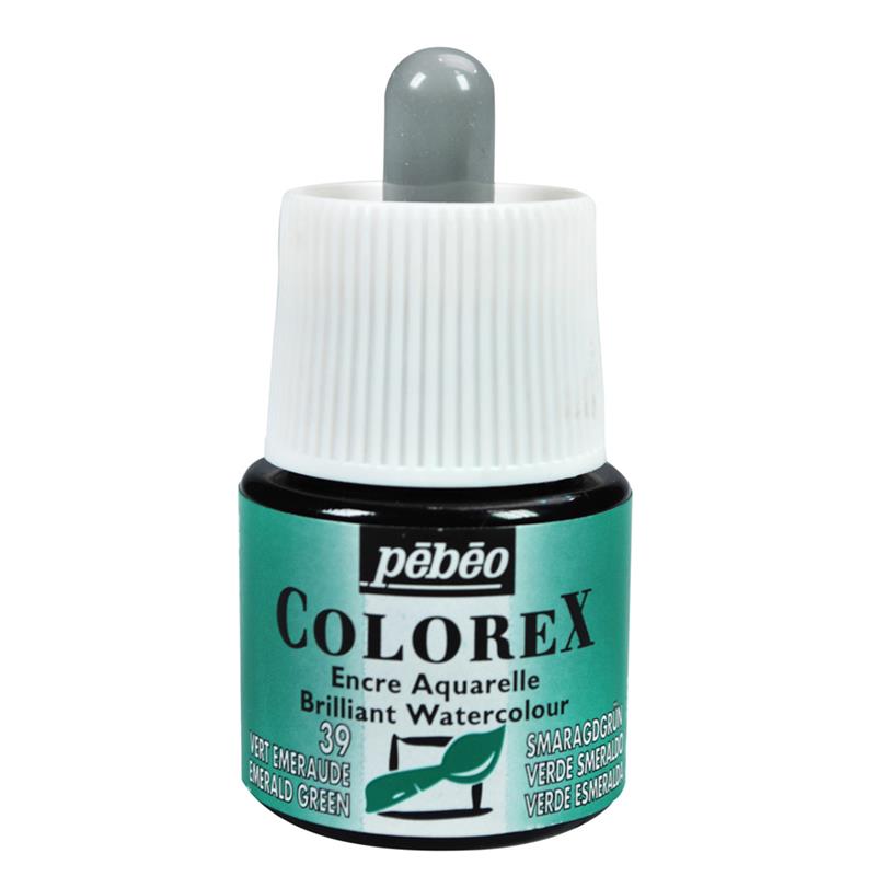 pebeo 水性染料ベースインク カラーレックス 45ml エメラルドグリーン