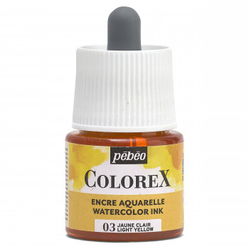 COLOREX カラーレックス 水性染料 カラーインク 45ml No.03 ライトイエロー