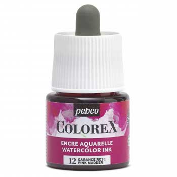 COLOREX カラーレックス 水性染料 カラーインク 45ml No.12 ピンクマダー