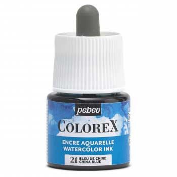 COLOREX カラーレックス 水性染料 カラーインク 45ml No.21 チャイナブルー