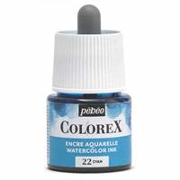 COLOREX カラーレックス 水性染料 カラーインク 45ml No.22 シアン