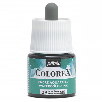 COLOREX カラーレックス 水性染料 カラーインク 45ml No.29 エメラルドグリーン