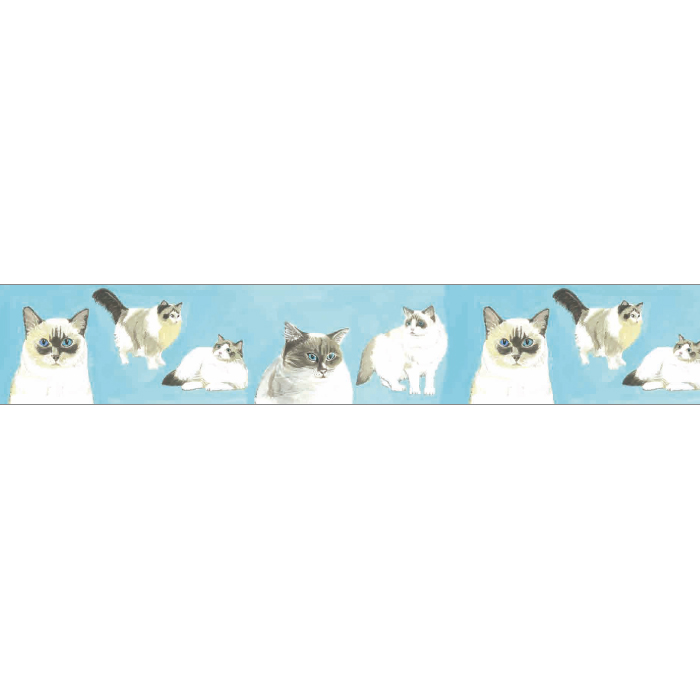 SAIEN mini 猫シリーズ ラグドール 20mm×4m巻 TR-182 | ゆめ画材