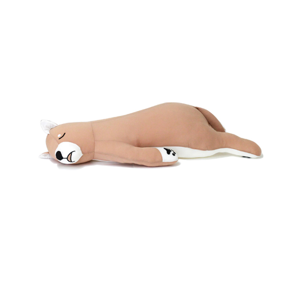 接触冷感抱き枕 床ごこち 柴犬のタロ AR0628122 全長約80cm