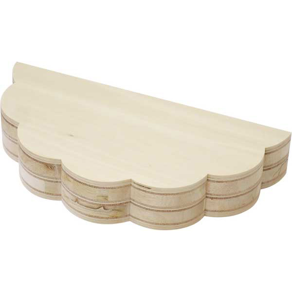 トールペイント 白木 木製素材 シェルボックス | ゆめ画材