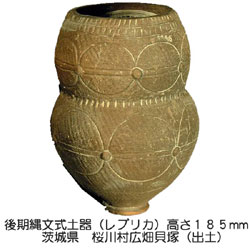 はにわ（レプリカ） 後期縄文式土器 185mm 桜川村広畑 | ゆめ画材