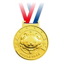 Artec ゴールド3Dメダル ライオン