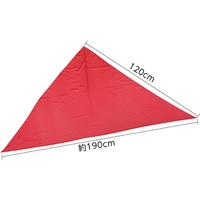 Artec カラースカーフ三角型 赤
