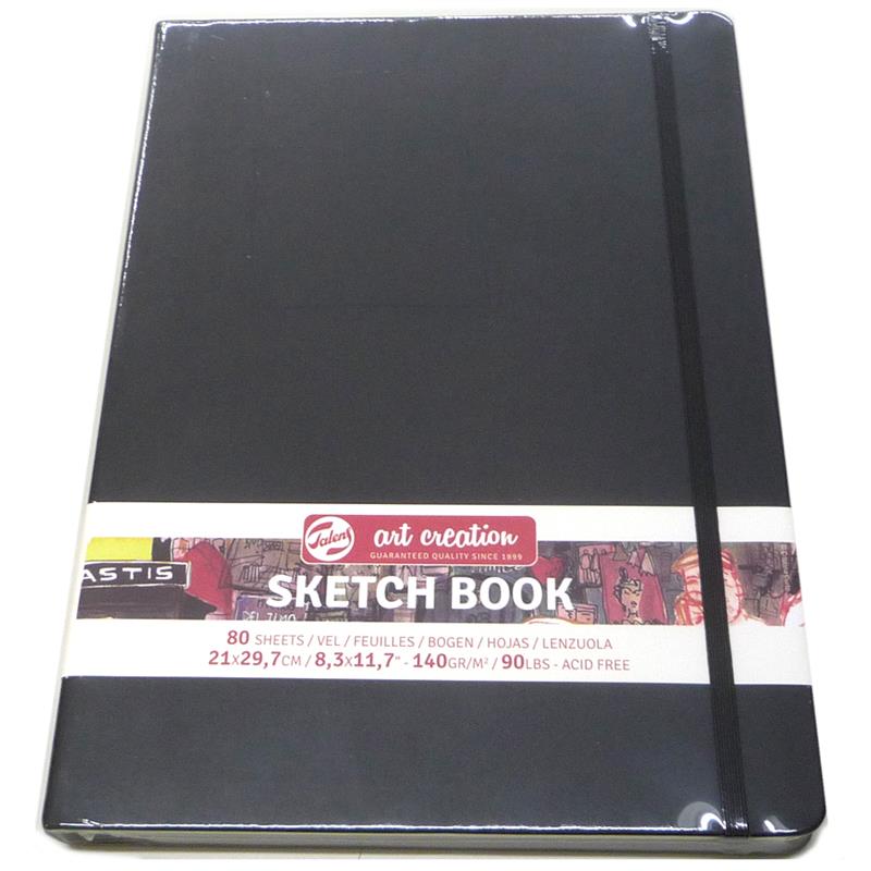 絵を描く手帳 ターレンス アートクリエーション TACスケッチブック 210mm×300mm 黒