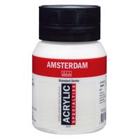 アムステルダム アクリリックカラー 500ml パールホワイト