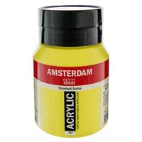 アムステルダム アクリリックカラー 500ml アゾイエローレモン