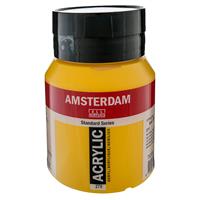 アムステルダム アクリリックカラー 500ml アゾイエローディープ