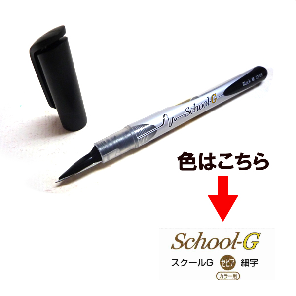 タチカワ 新ペン先 スクールGA セピア 細字0.5～0.2mm 【在庫なくなり