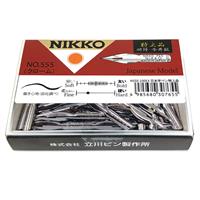 NIKKO 日本字ペン No.555 クローム 特上品 100本入り NN555-100EX