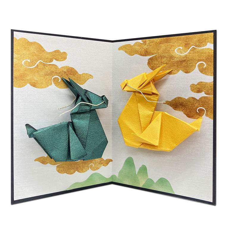 ハンドメイド 折り紙 龍 完成品 - クラフト/布製品