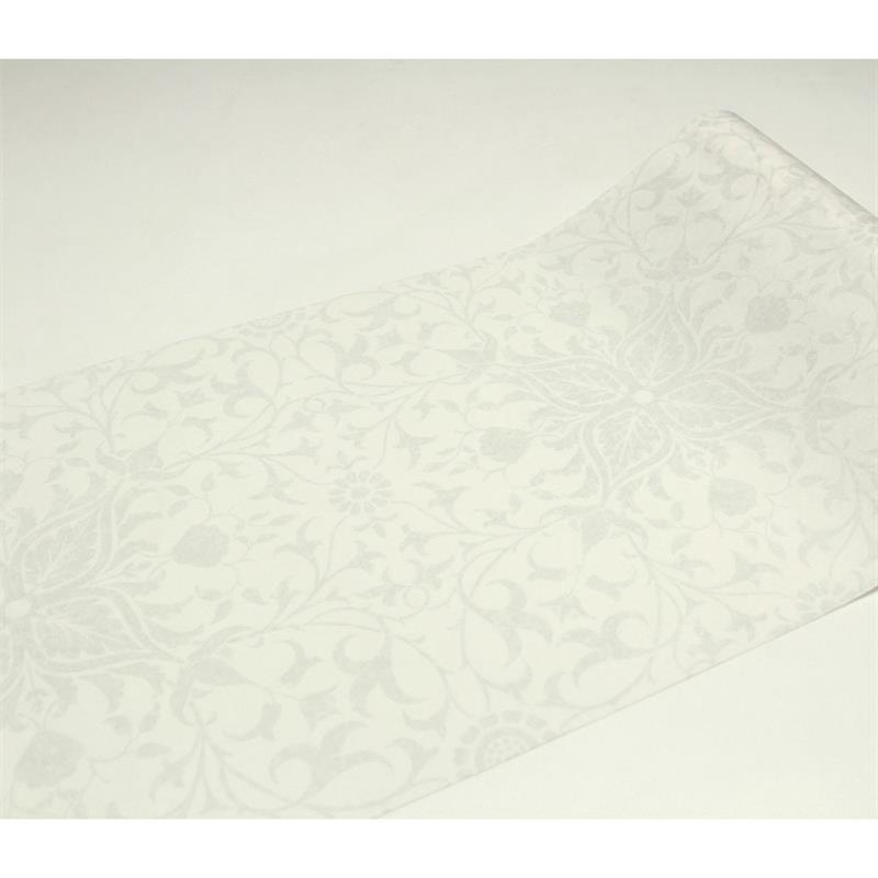 Mt リメイクシート Casa Fleece ウイリアムモリス Pure Net Ceiling Embroidery Paper White 230mm 5m ゆめ画材