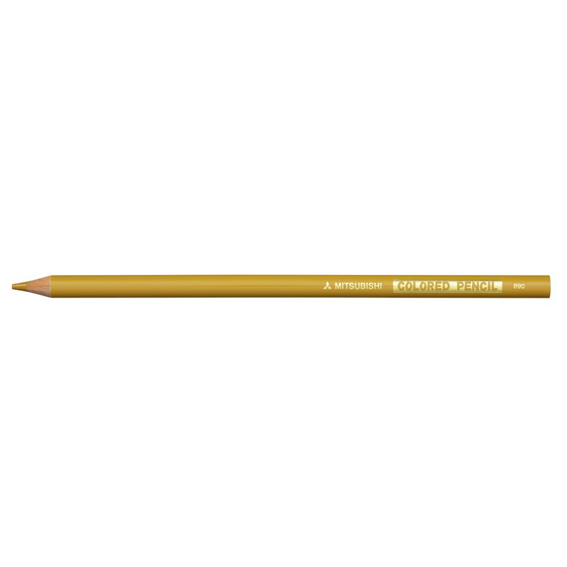 三菱鉛筆 色鉛筆 0 おうどいろ 12本 1ダース ゆめ画材