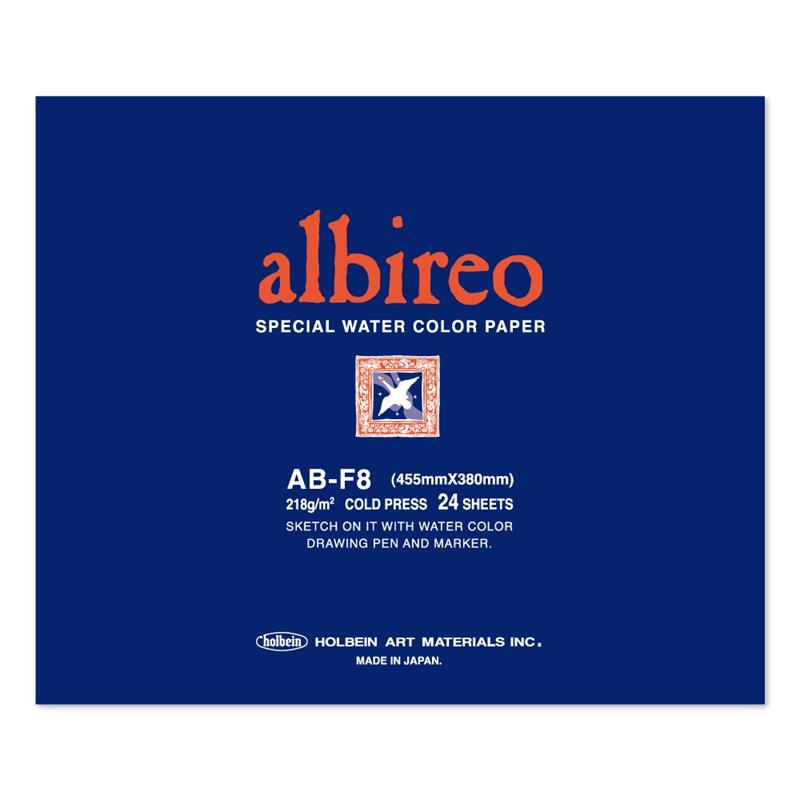 Albireo アルビレオ 水彩紙 ブロック Ab F8 期間限定 水彩紙ブロックセール対象商品 ゆめ画材