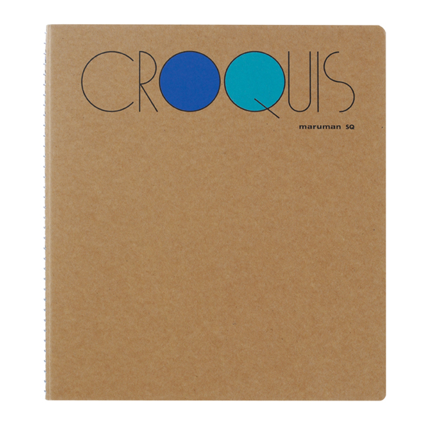 Croquis クロッキーブック Sqサイズ 179 155mm 白クロッキー紙 ゆめ画材