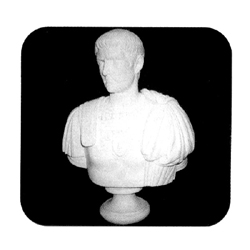石膏デッサン 大胸像 アグリッパポスムトゥス 【廃番】 | ゆめ画材